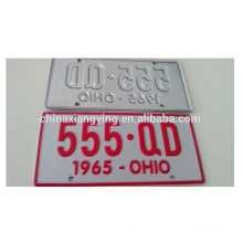 Custom Embossed Small Car Plate /Car Plate/Decorative Reflect Car Plate